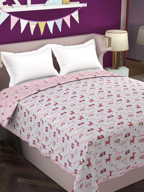 Bestie 180TC Cotton Top Sheet AC Reversible Dohar for Kids